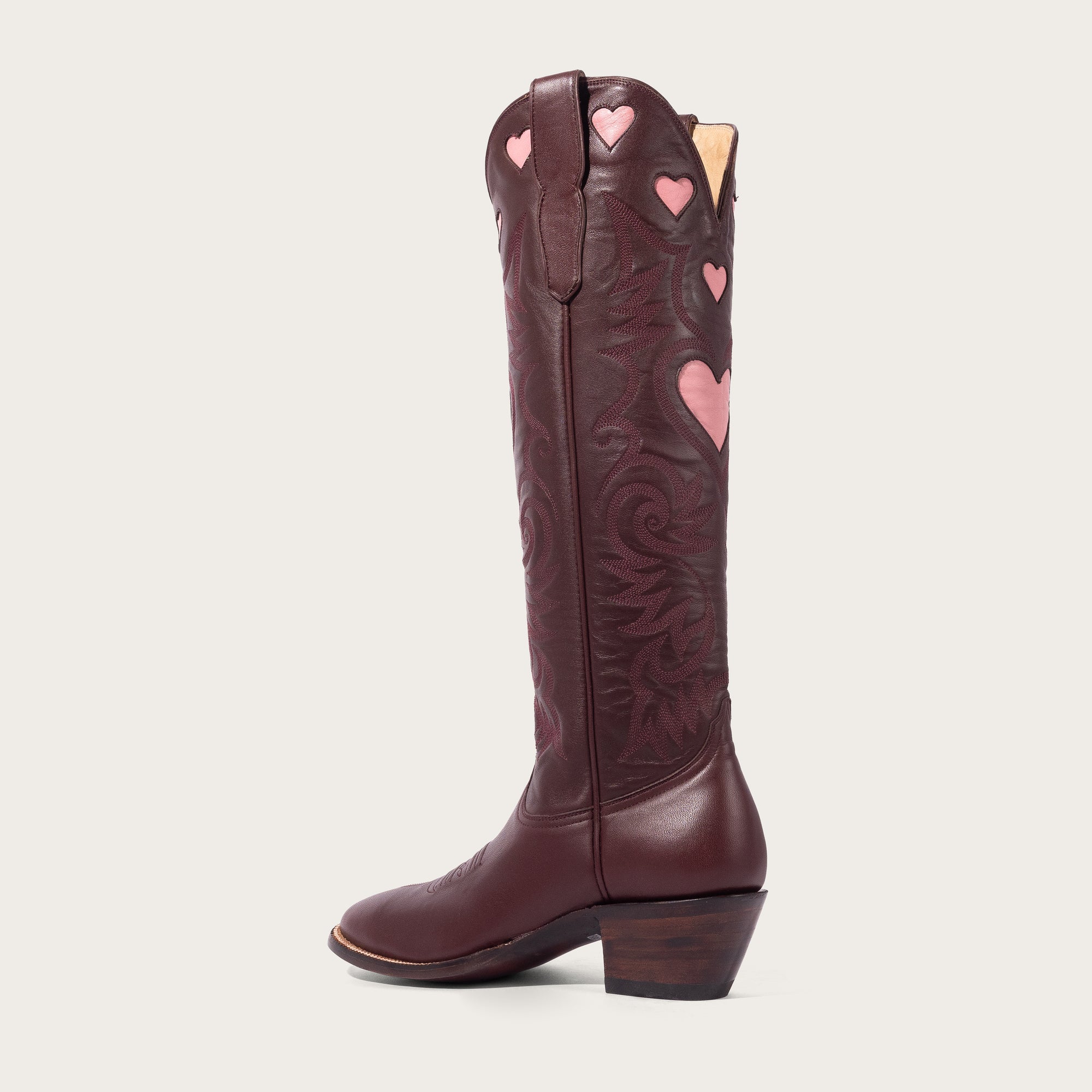 Sangria & Pink Heart Boot Limited Edition - CITY Boots