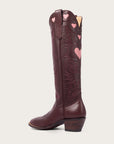 Sangria & Pink Heart Boot Limited Edition - CITY Boots