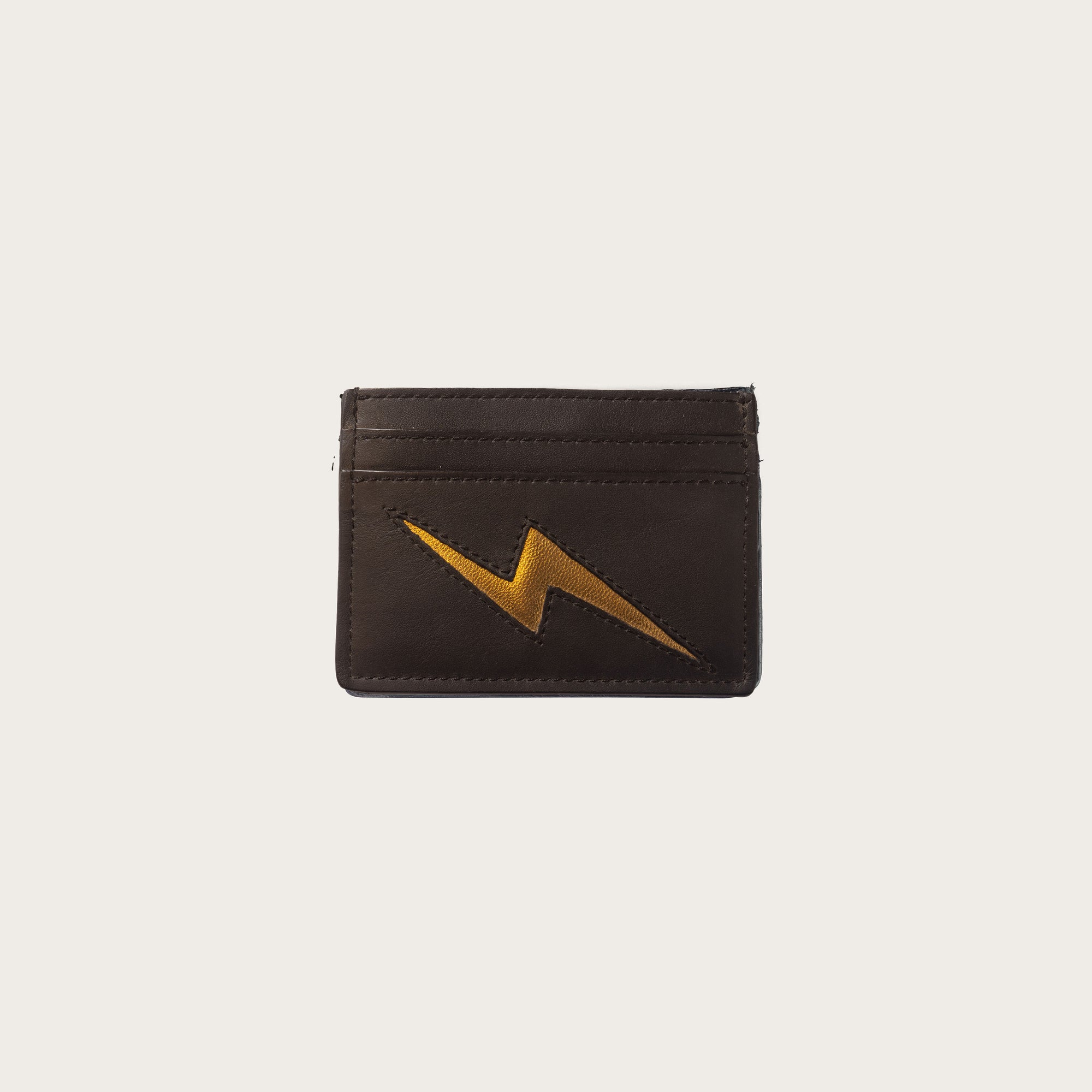 Black and Gold Lightning Bolt Wallet - CITY Boots