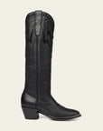 The Lightning Boot in Black and Black Suede
