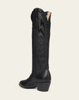 The Lightning Boot in Black and Black Suede