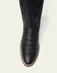 The Lightning Boot in Black and Black Suede