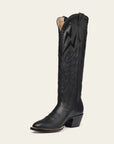 The Lightning Boot in Black and Black Suede - CITY Boots