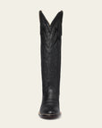 The Lightning Boot in Black and Black Suede