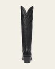 The Lightning Boot in Black and Black Suede