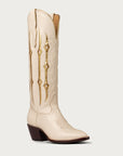 The Austin Boot in Bone and Gold