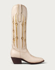 The Austin Boot in Bone and Gold