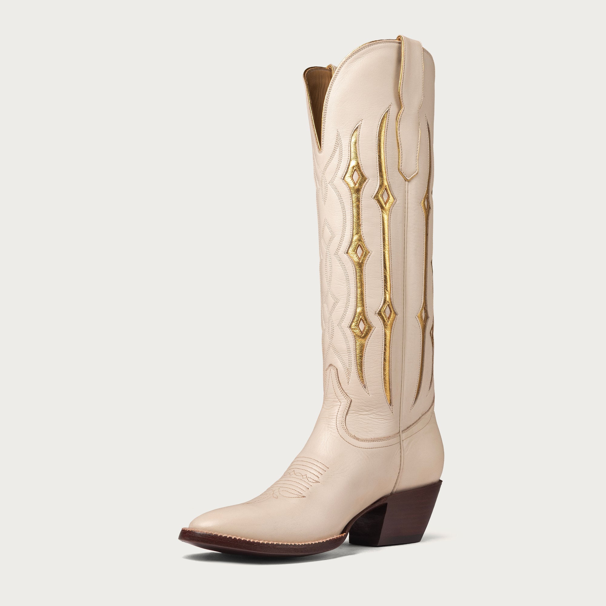 The Austin Boot Bone and Gold