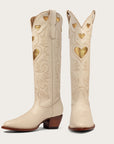 Bone & Gold Heart Boot Limited Edition - CITY Boots