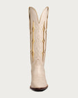 The Austin Boot in Bone and Gold