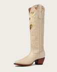 Bone & Gold Heart Boot - CITY Boots
