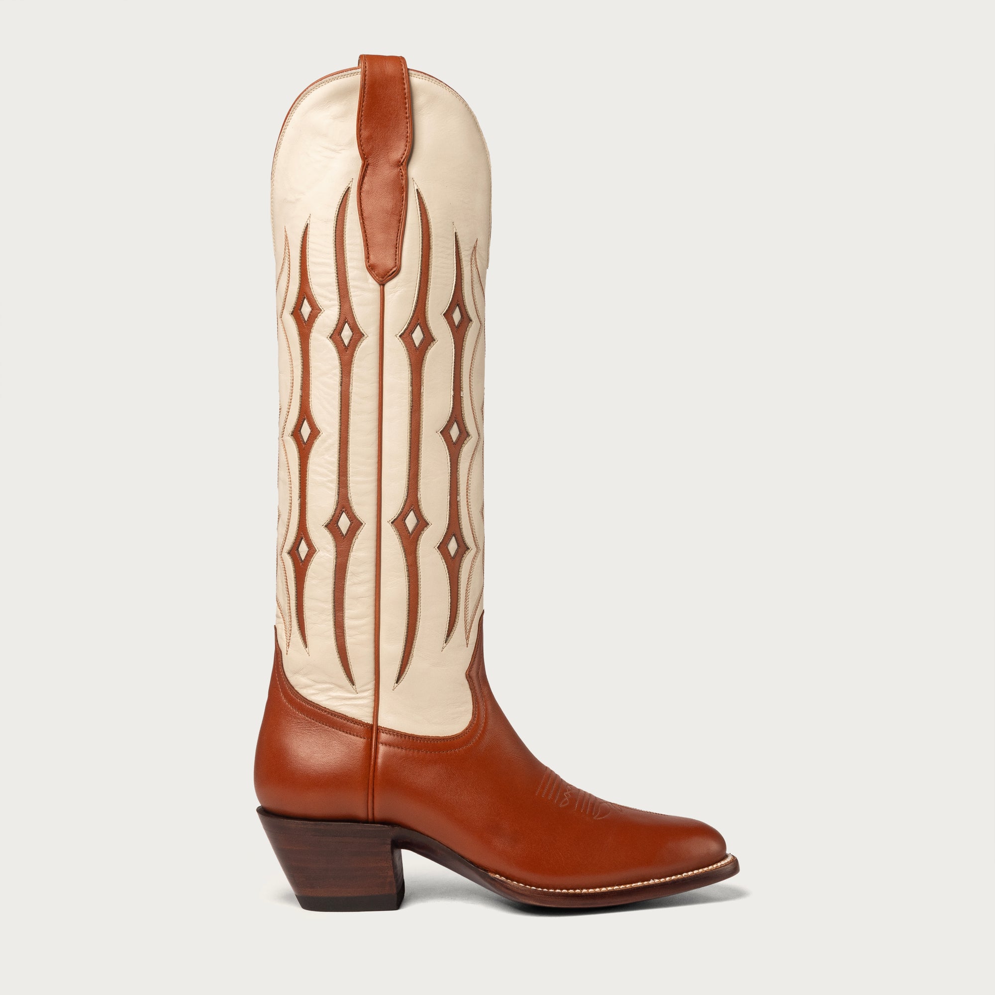 The Austin Boot in Bone and Latigo