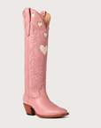 The Heart Boot Pink and Bone - CITY Boots