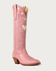 CITY Boots Pink & Bone Heart Boot - CITY Boots