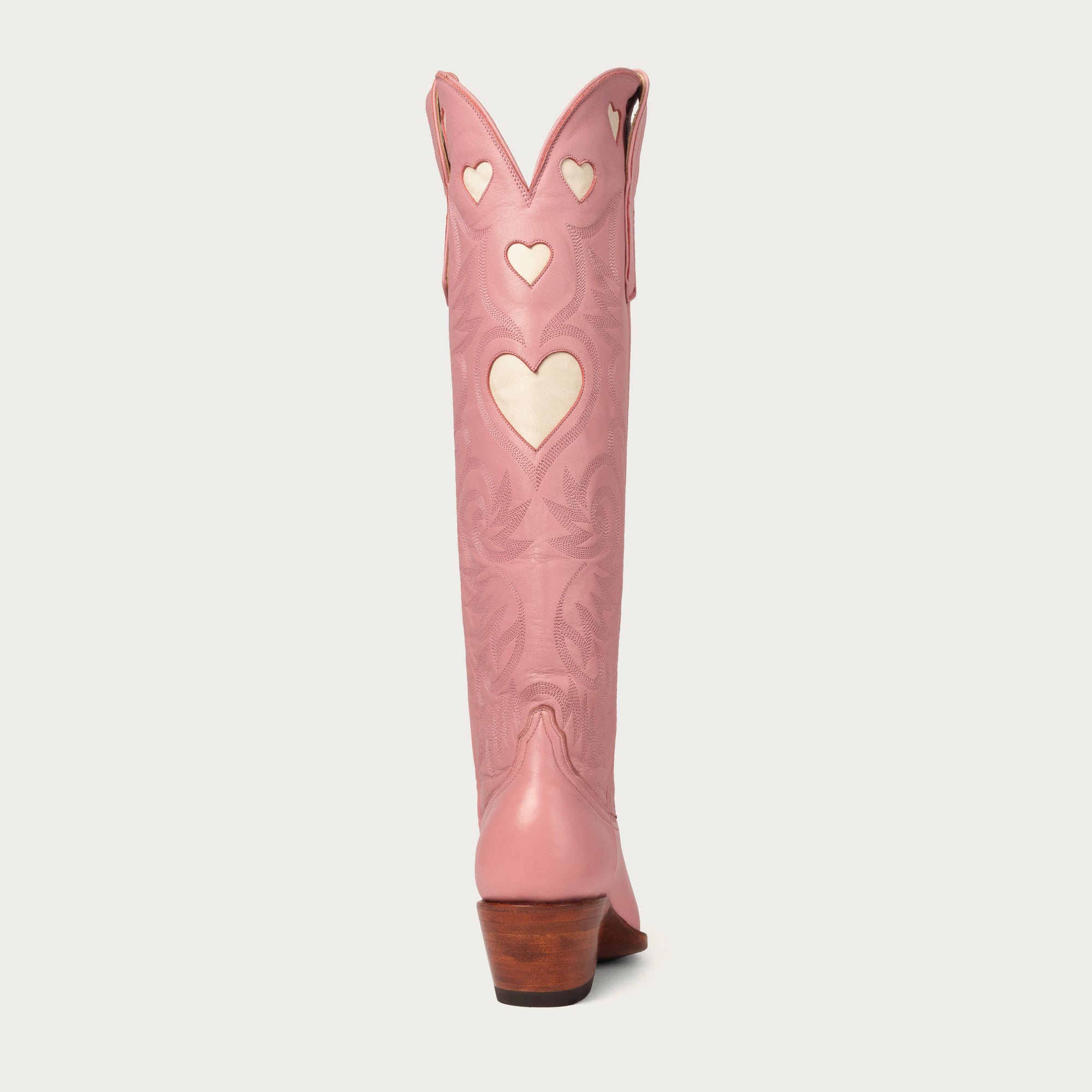 CITY Boots Pink & Bone Heart Boot - CITY Boots