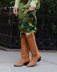 The Houston Boot Brown Suede