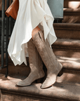 The Houston Boot Grey Suede - CITY Boots