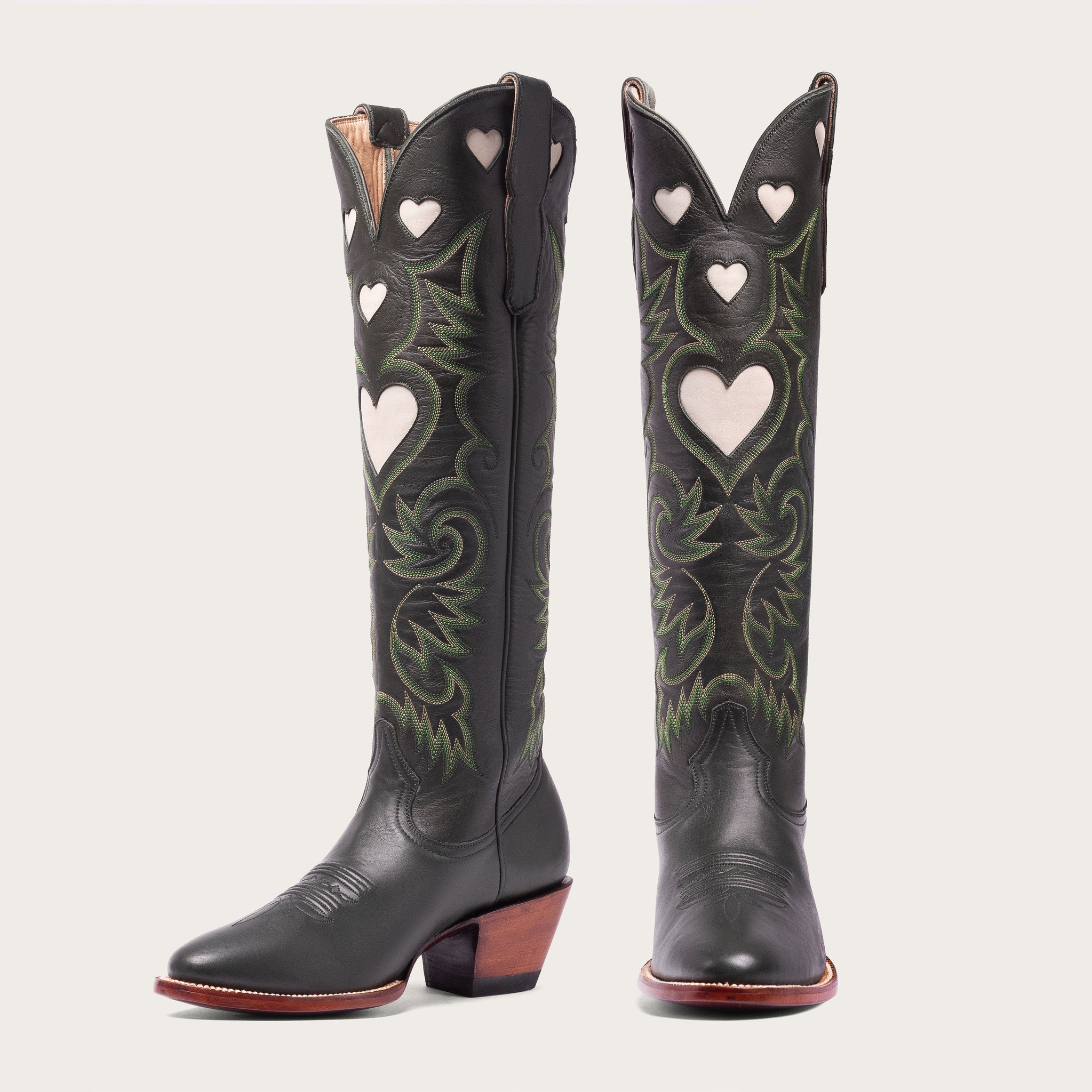 Green & Bone Heart Boot Limited Edition - CITY Boots