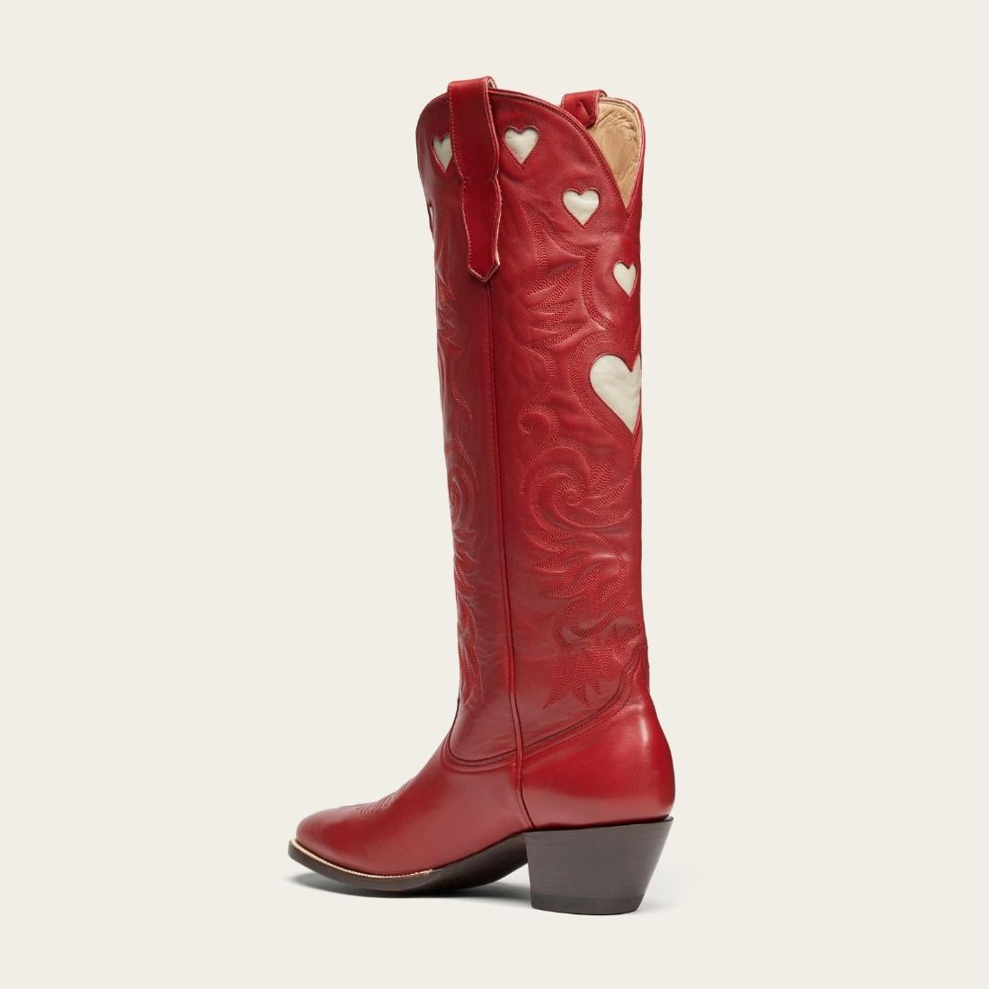 Red &amp; Bone Heart Boot - CITY Boots