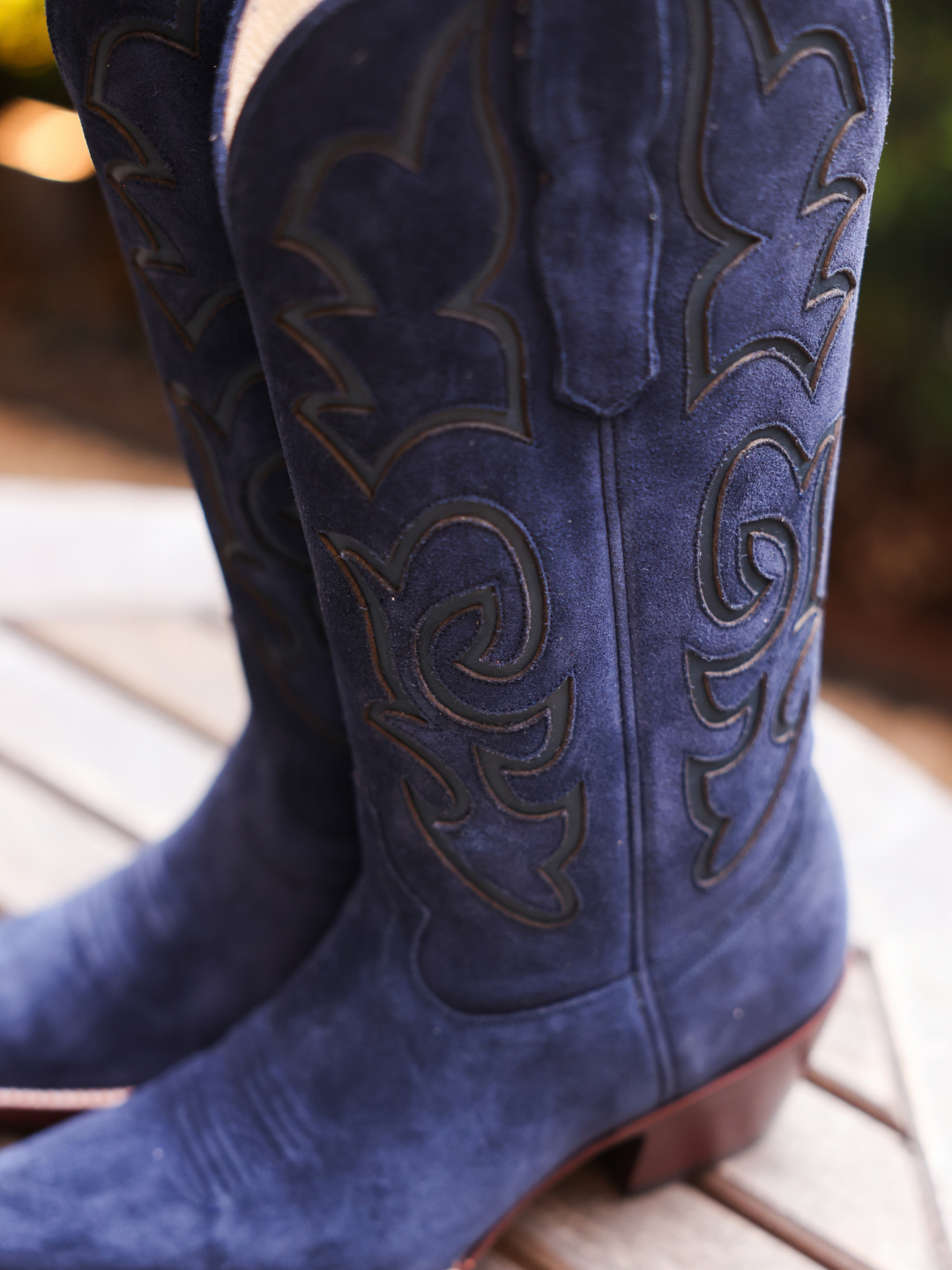 The Memphis Boot Navy Suede