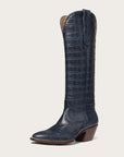 The Soho Boot Navy Croc - CITY Boots