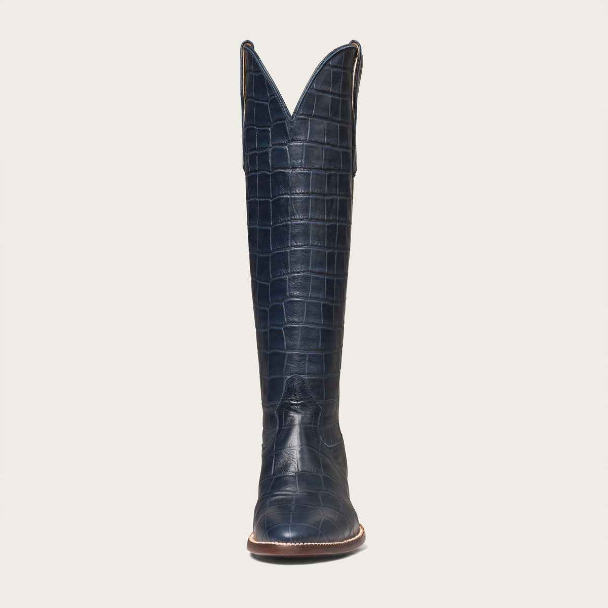 The Soho Boot Navy Croc - CITY Boots