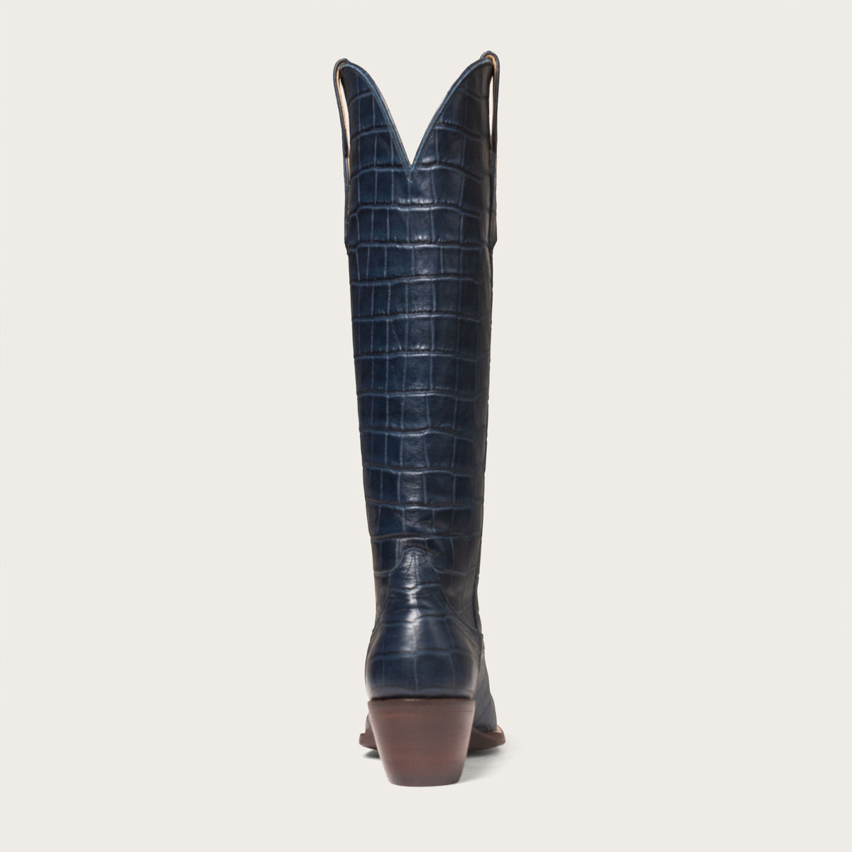 The Soho Boot Navy Croc - CITY Boots
