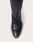 The Soho Boot Navy Croc - CITY Boots
