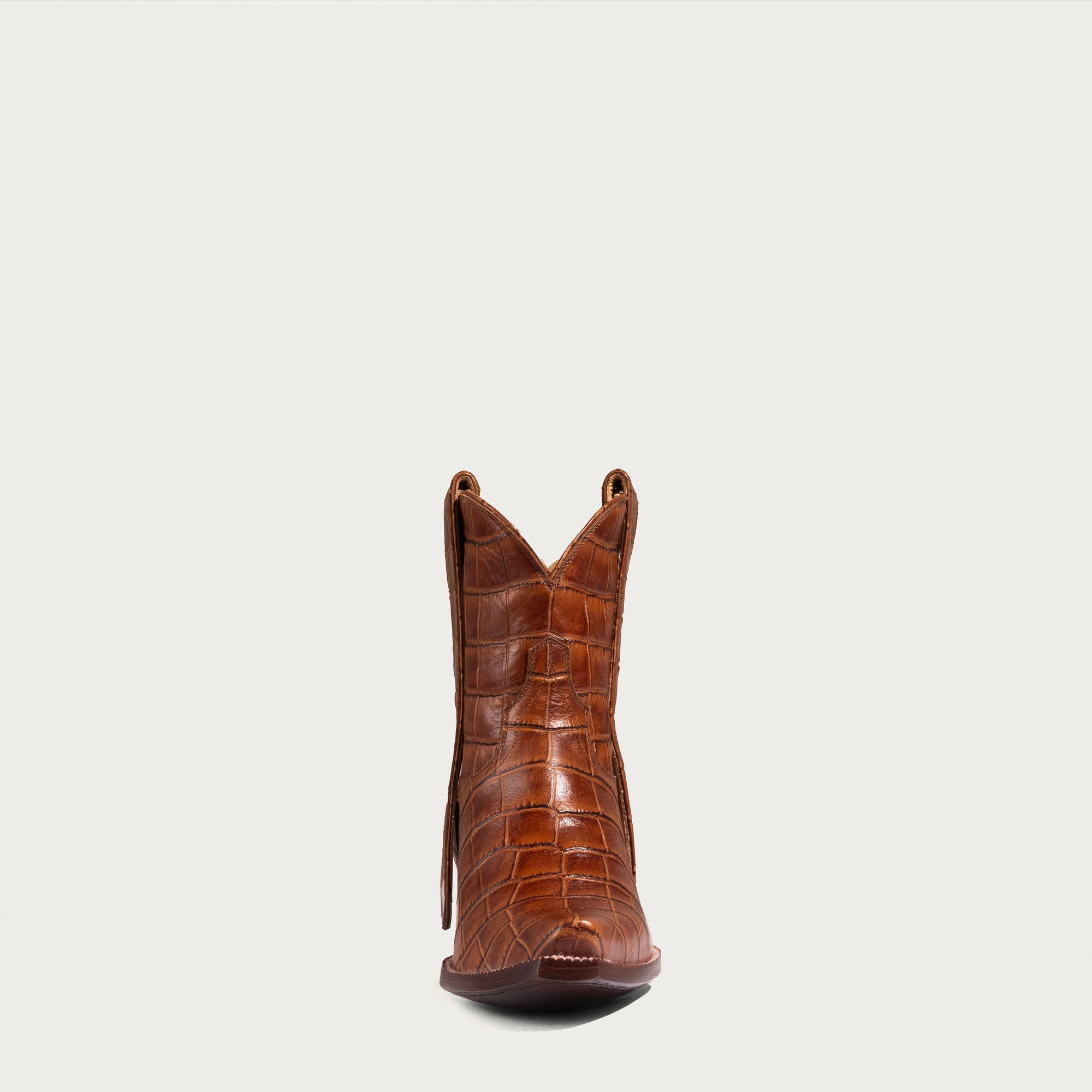 24/7 Boot in Cognac Croc - CITY Boots