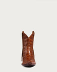 24/7 Boot in Cognac Croc - CITY Boots