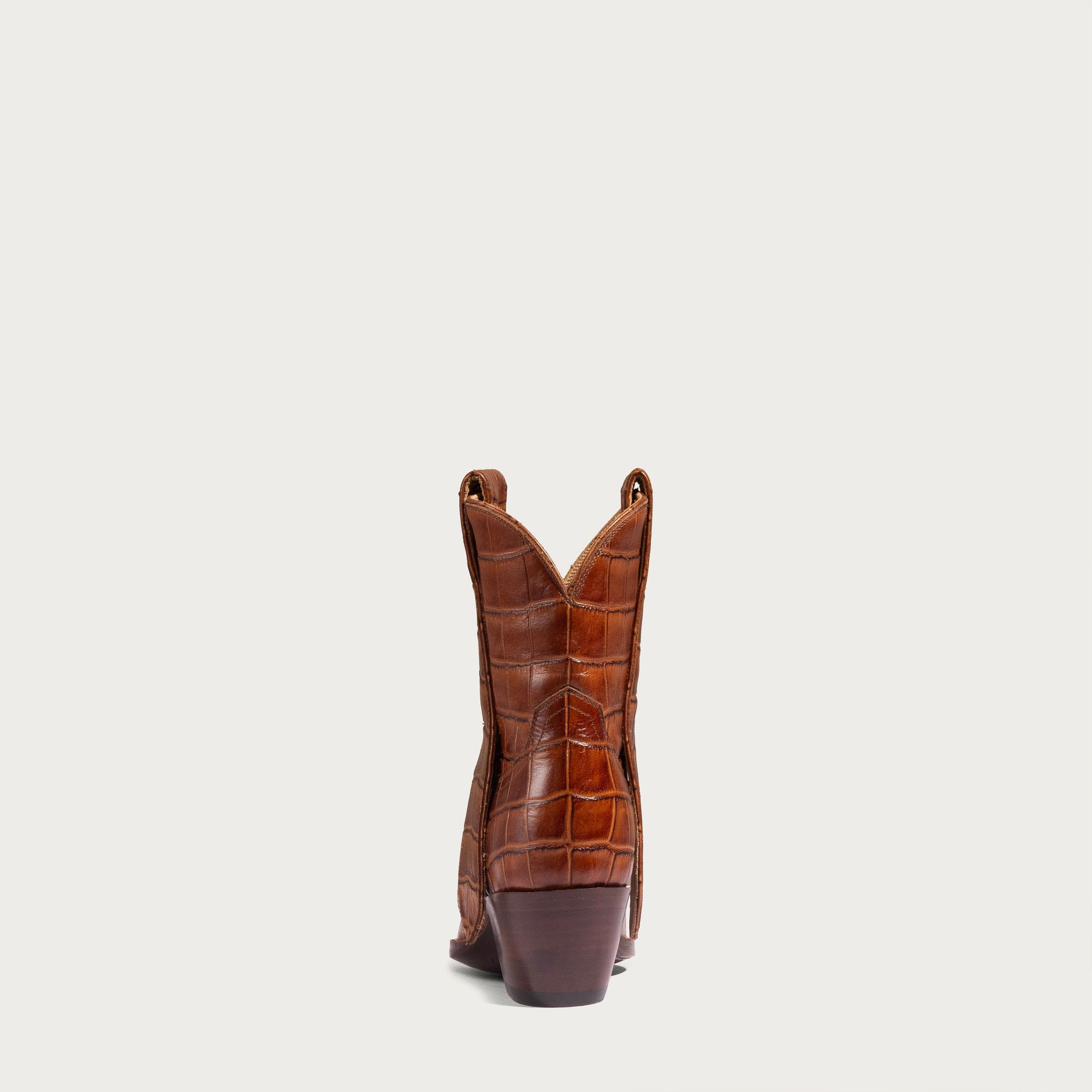 24/7 Boot in Cognac Croc - CITY Boots
