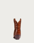 24/7 Boot in Cognac Croc - CITY Boots