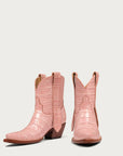 The CITY Boots Pink Croc 24/7