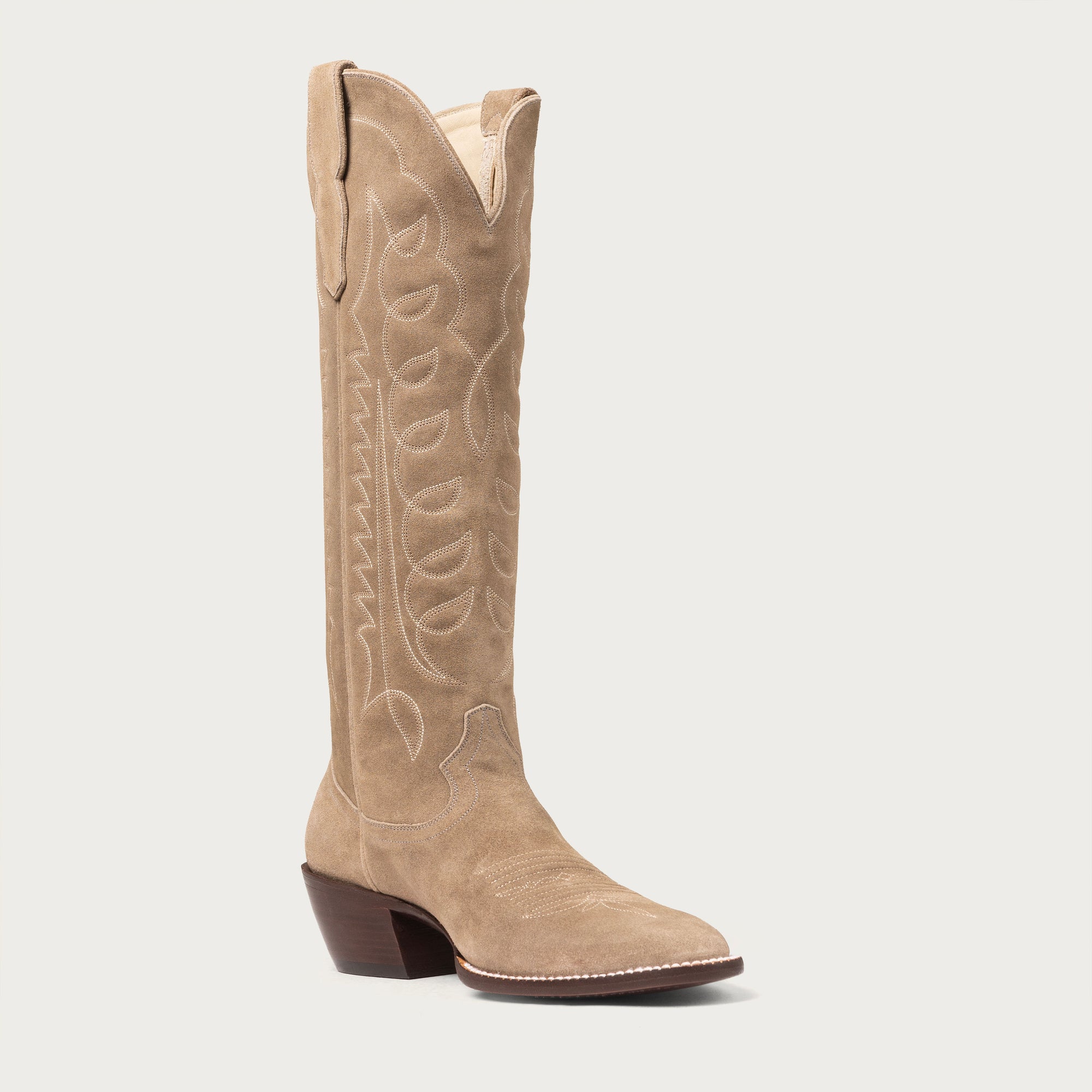The Houston Boot Grey Suede