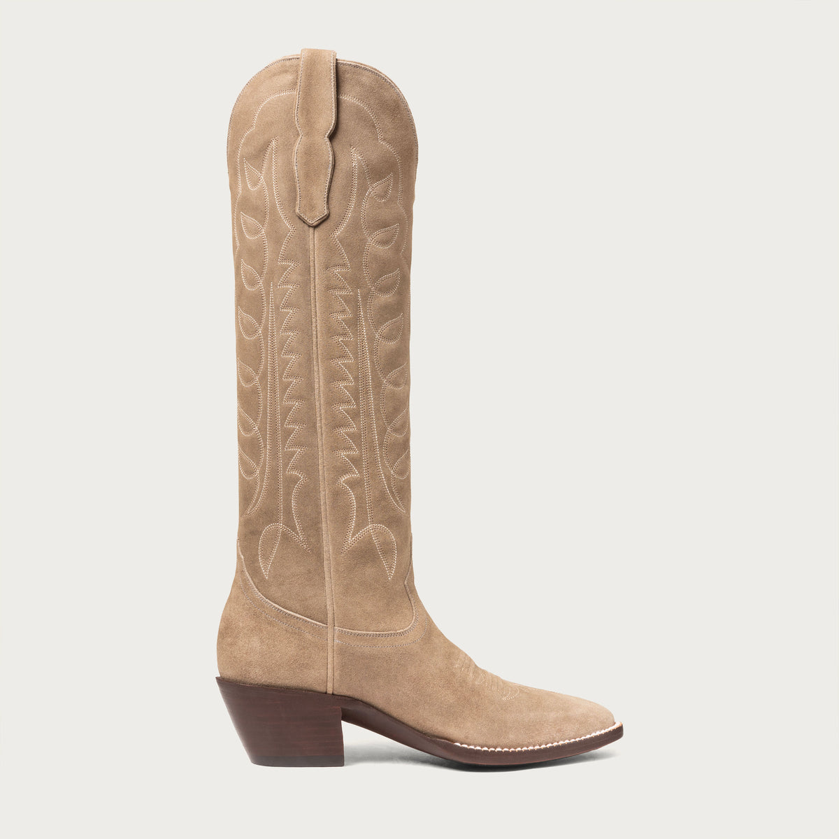 The Houston Boot Grey Suede