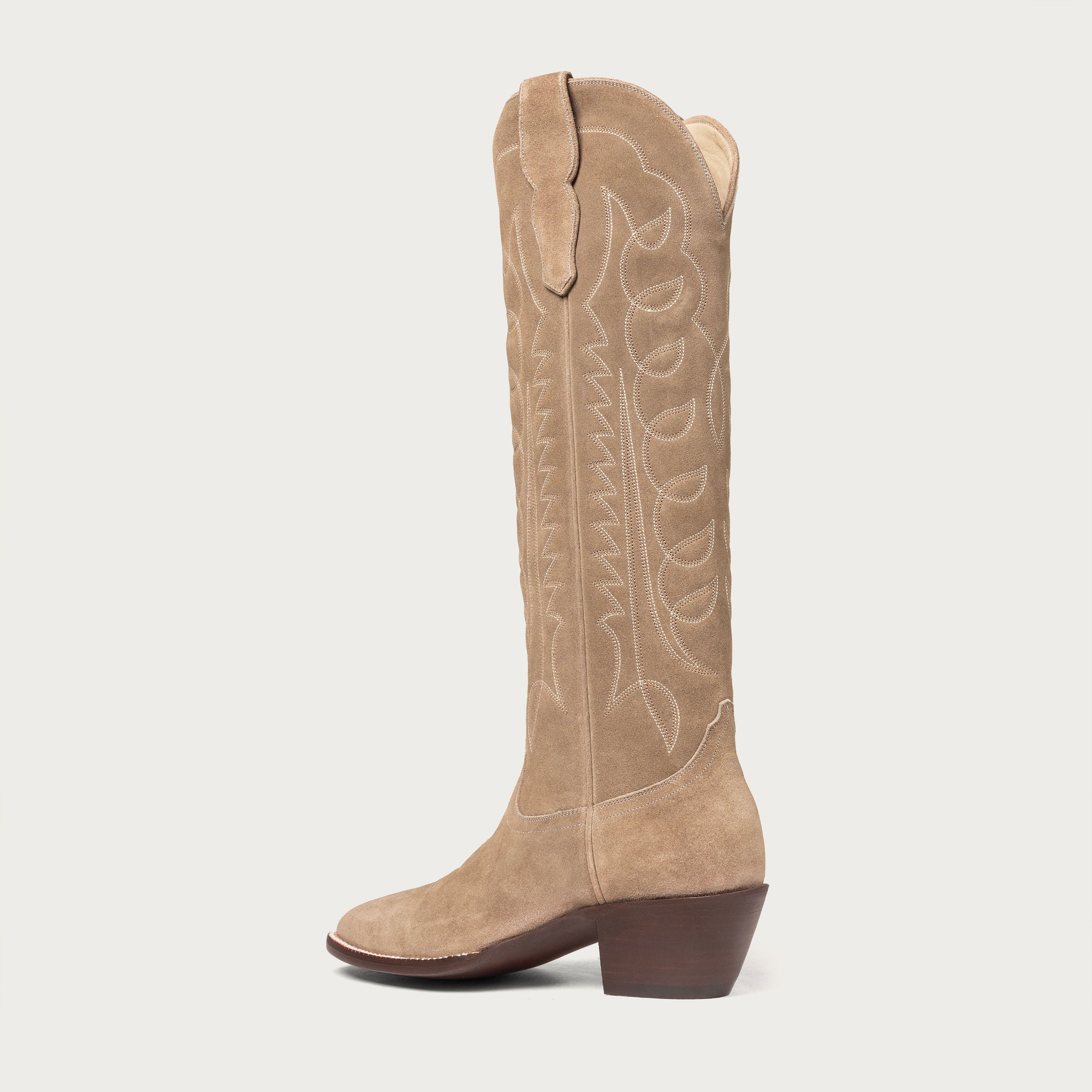 The Houston Boot Grey Suede