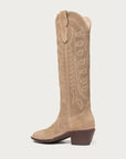 The Houston Boot Grey Suede