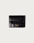The Heart Wallet Black Croc and Bone - CITY Boots