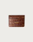 The Heart Wallet Cognac Croc and Bone - CITY Boots