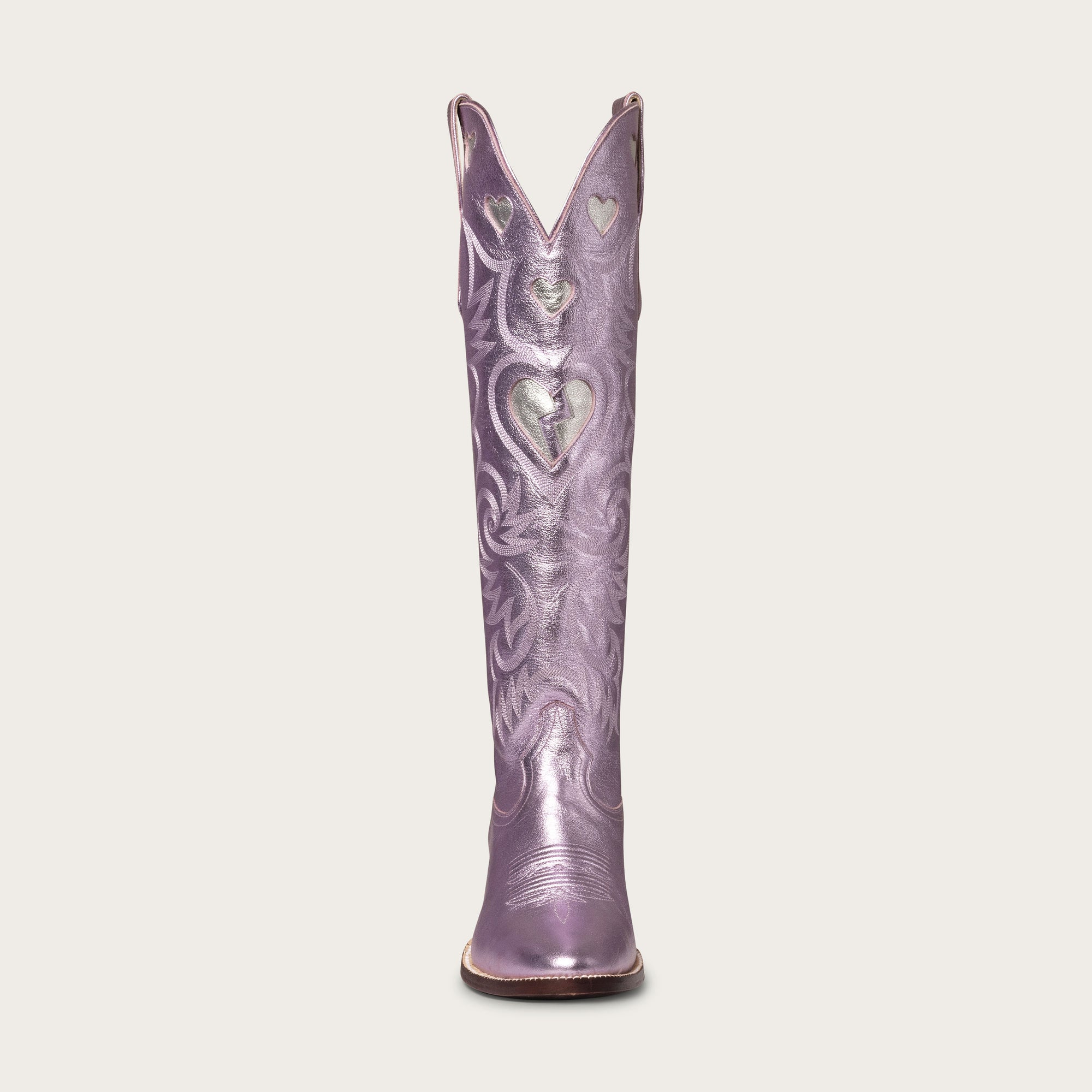 The Heartbreaker Boot Pink Metallic and Silver CITY Boots The Heartbreaker Boot Pink Metallic and Silver CITY Boots