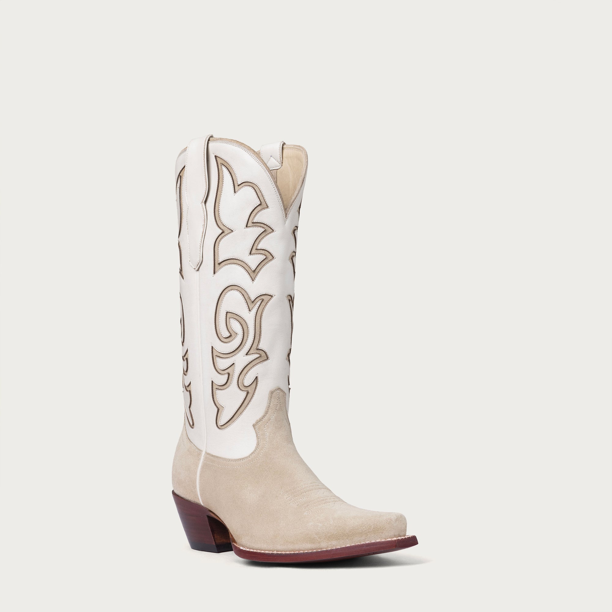 The Memphis Boot Bone and Bone Suede - CITY Boots
