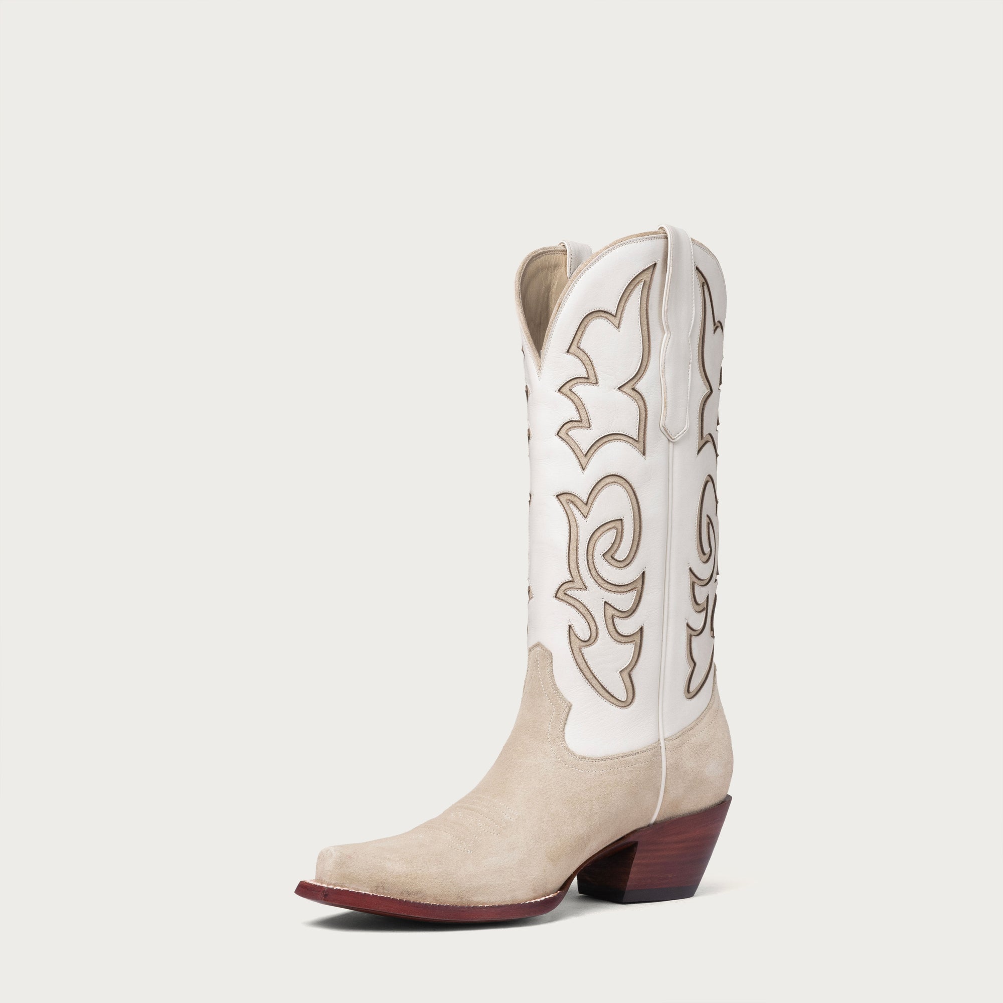 The Memphis Boot Bone and Bone Suede - CITY Boots