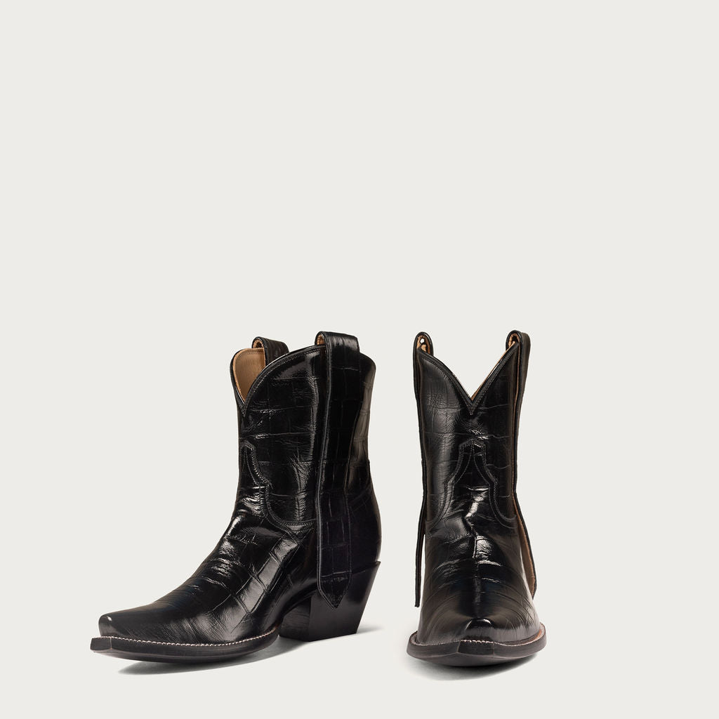 The 24/7 Boot Black Croc – CITY Boots