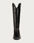 The Soho Boot Black Croc Extended - CITY Boots