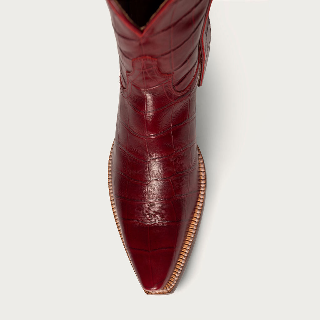 The 24/7 Boot Sangria Croc – CITY Boots