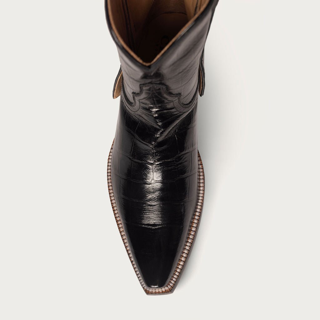 The 24/7 Boot Black Croc – CITY Boots