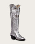 The Heartbreaker Boot Silver and Gunmetal