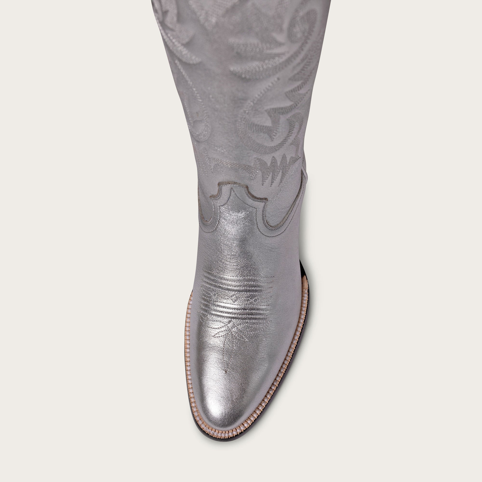 The Heartbreaker Boot Silver and Gunmetal