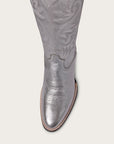 The Heartbreaker Boot Silver and Gunmetal
