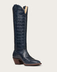 The Soho Boot Navy Croc - CITY Boots